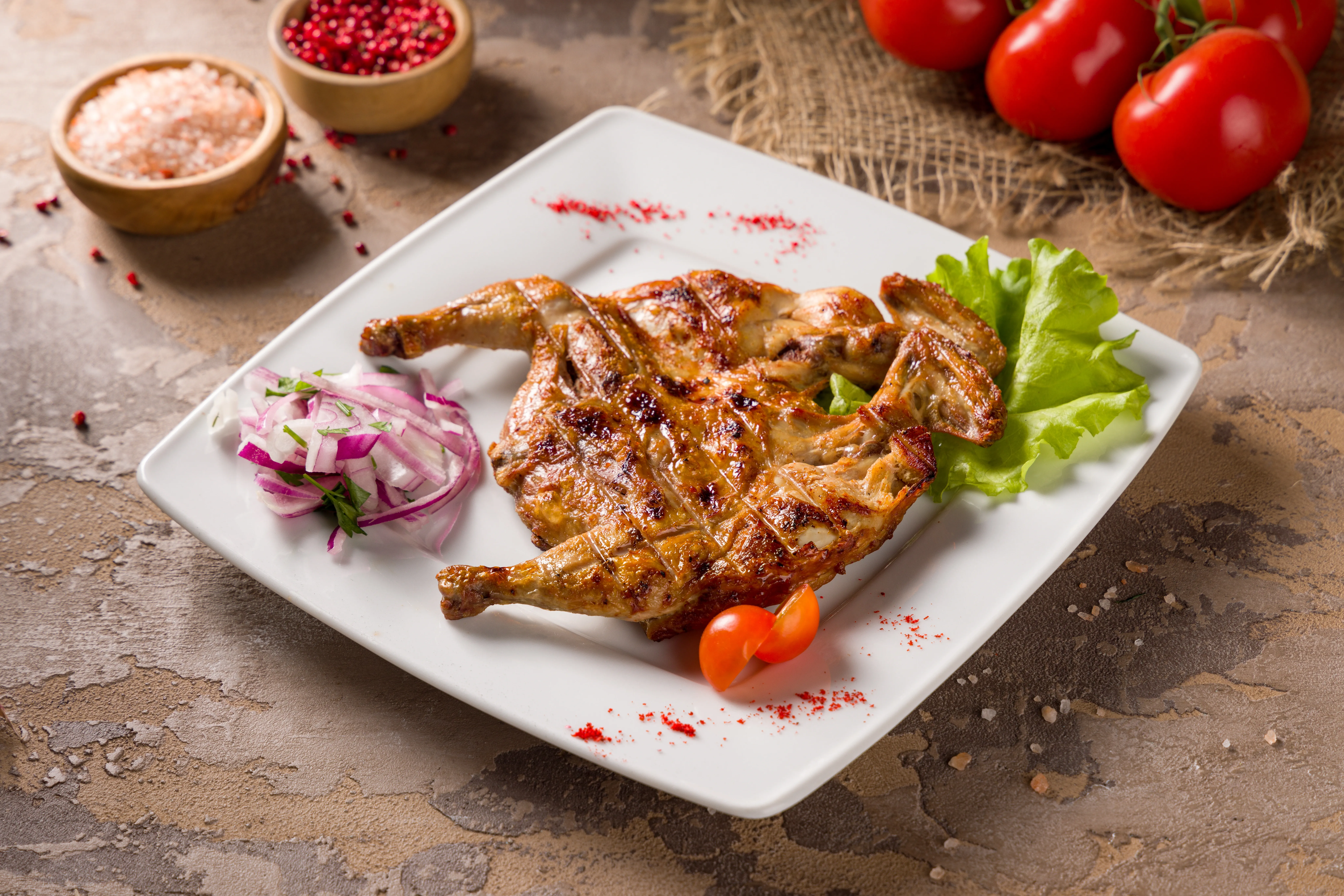 Курица табака